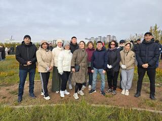 Сотрудники Министерства национальной экономики приняли участие в республиканском субботнике