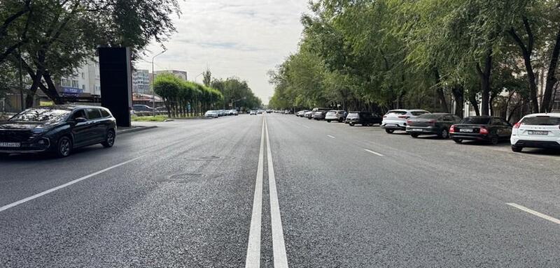 В Алматы завершен средний ремонт улиц во всех районах города