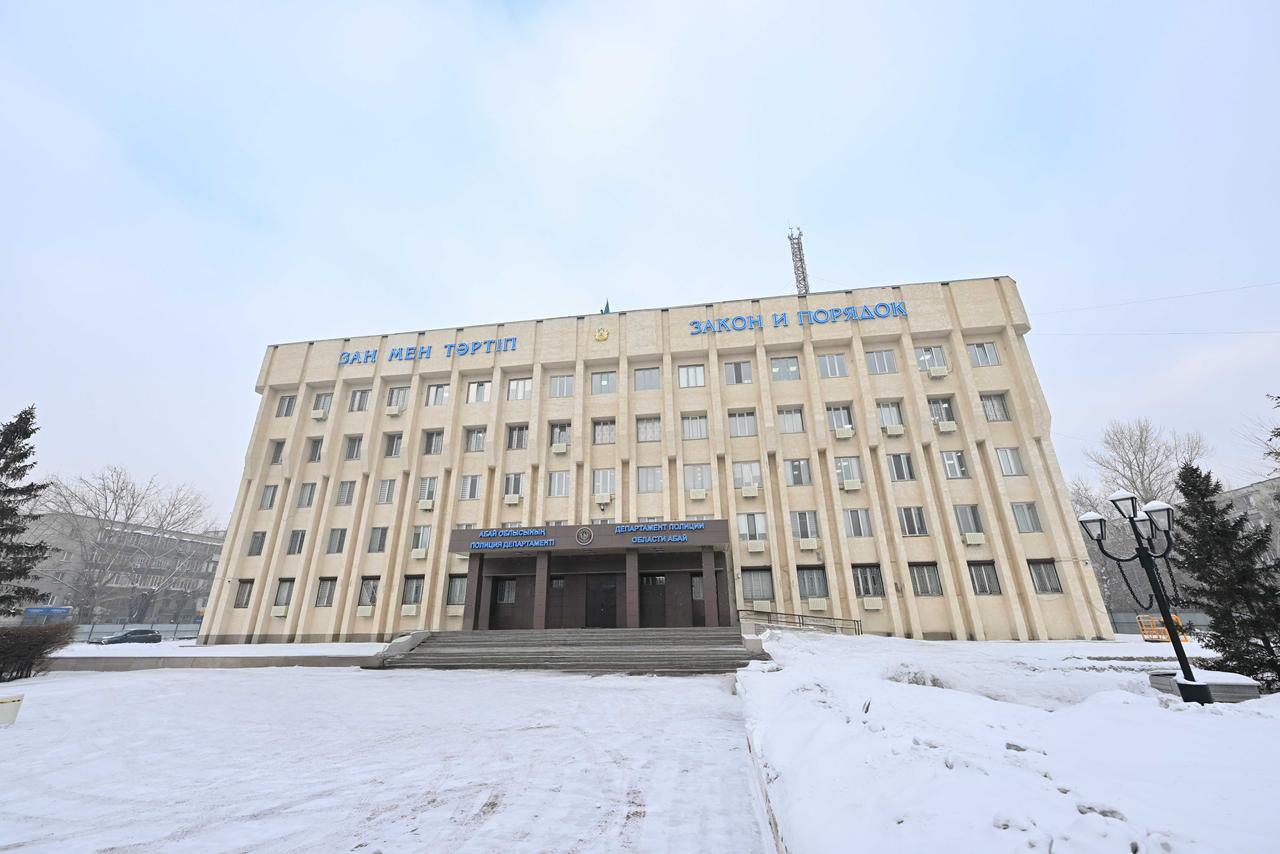 Аким области посетил объекты Департамента полиции
