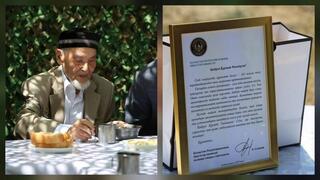 Живая легенда: ветерану Курмату Рахимову исполнился 101 год