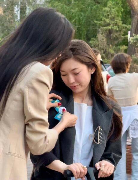 «Ленты Победы» подарили жителям и гостям столицы