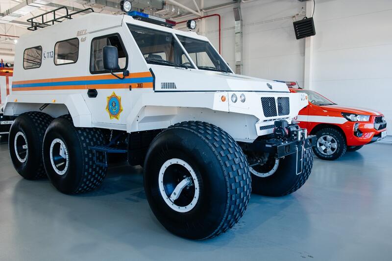 Пресс-тур в Махамбетском универсальном спасательном подразделении