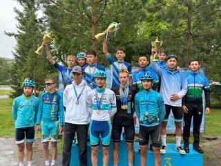 В Петропавловске прошла республиканская многодневная велогонка на призы олимпийского чемпиона Александра Винокурова