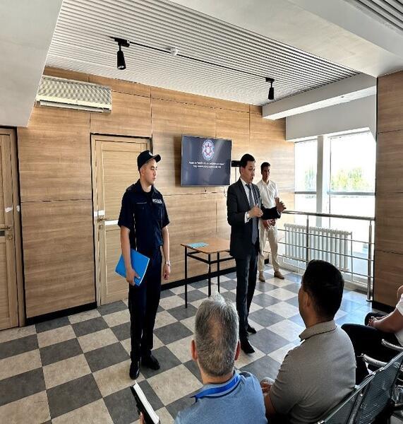 Талдықорған қаласының әуежайында профилактикалық іс-шара өткізілді