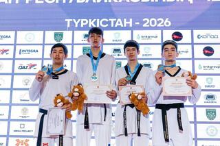 ТУРКЕСТАНСКИЕ ТХЭКВОНДИСТЫ ЗАВОЕВАЛИ 11 МЕДАЛЕЙ НА ЧЕМПИОНАТЕ СТРАНЫ