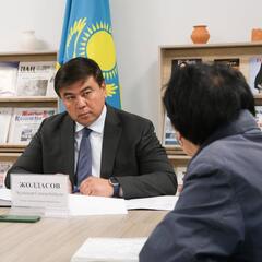 ПЕРВЫЙ ЗАМЕСТИТЕЛЬ АКИМА ТУРКЕСТАНСКОЙ ОБЛАСТИ ВЫСЛУШАЛ ОБРАЩЕНИЯ ЖИТЕЛЕЙ