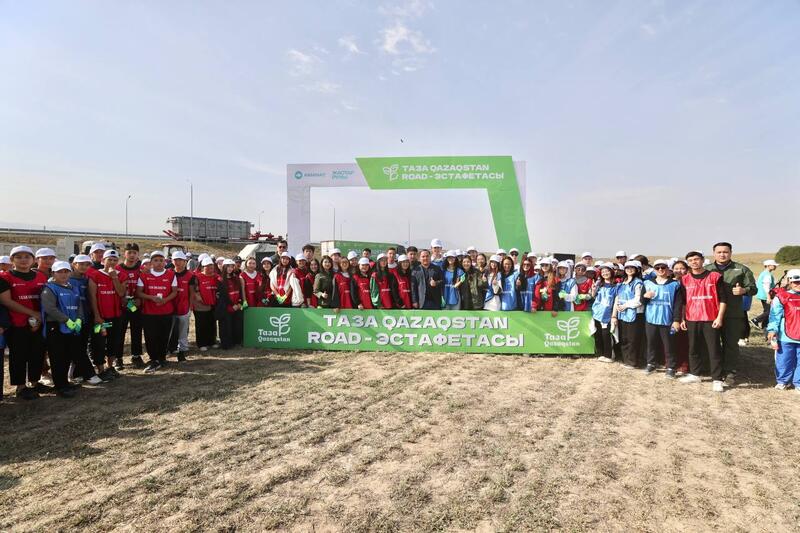 «Taza Qazaqstan»: стартовала road-эстафета от Алматы до Кызылорды