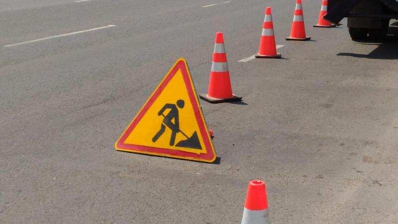 Участок дороги закрыли на ремонт в Астане