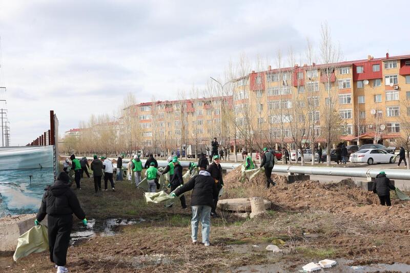 Тысяча горожан поддержала акцию «Таза Қазақстан» на масштабном экоплоггинге в Косшы