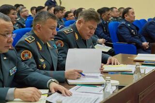 Итоги службы и приоритетные задачи обсудили в Национальной гвардии МВД РК