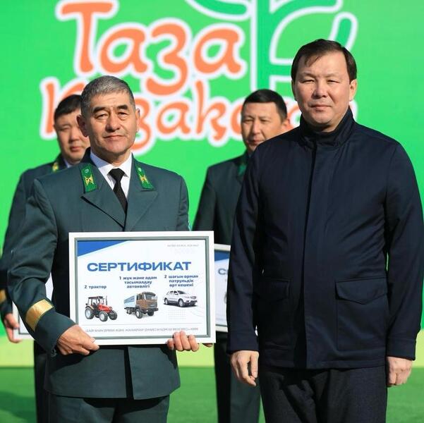 Лесным хозяйствам Актюбинской области передана новая техника