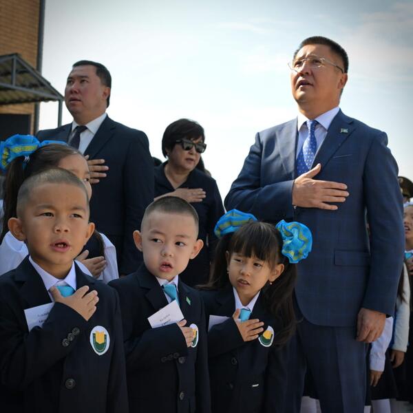 В селе Бірлік Павлодарского района произошло долгожданное событие – свои двери открыла новая школа