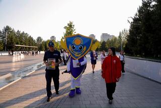 Очередной рейд по поддержанию порядка и чистоты провели в Центральном парке столицы