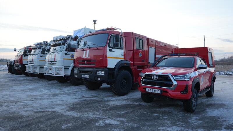 Глава МЧС открыл новую пожарную часть в Северо-Казахстанской области
