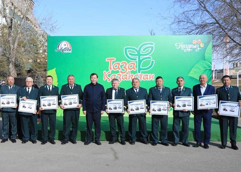 Лесным хозяйствам Актюбинской области передана новая техника