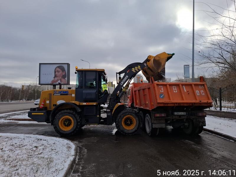 За два дня из Астаны вывезено более 3 000 кубометров снега