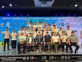 ТУРКЕСТАН: СПОРТСМЕНЫ ШАРДАРЫ ВЕРНУЛИСЬ С ЧЕМПИОНАТА МИРА С 19 МЕДАЛЯМИ