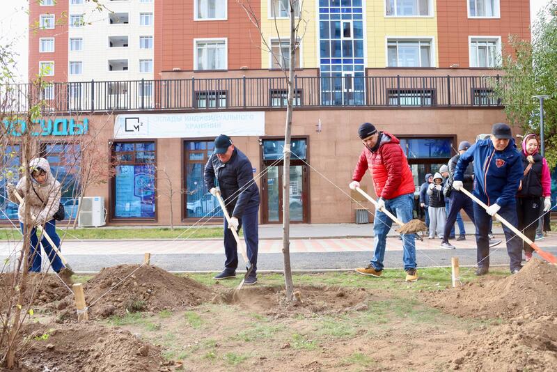В рамках республиканской экологической акции «Таза Қазақстан» коллектив Высшего Судебного Совета Республики Казахстан принял участие в общегородском субботнике