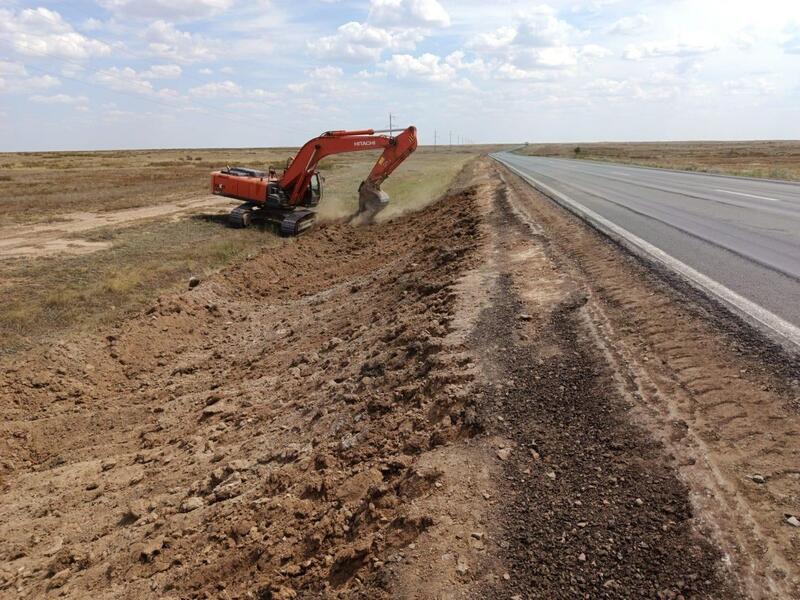 Дорожники приступили к работам на двух участках автодороги Актобе – Карабутак – Улгайсын в Айтекебийском районе