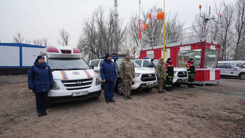 Вертодром для санитарной авиации: Чингис Аринов ознакомился с новой вертолётной площадкой в Алматы