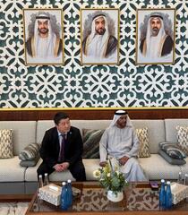 Аким Мангистауской области Нурдаулет Килыбай встретился с Его Высочеством шейхом Суруром бин Мухаммед Аль Нахаяном