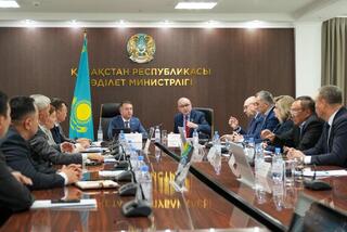 В Министерстве юстиции Республики Казахстан состоялось заседание Общественного совета