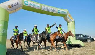 В марафоне-скачках «Ұлы дала жорығы» Актюбинская область заняла II место