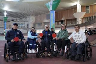 В Астане проходит городской турнир по пара настольному теннису