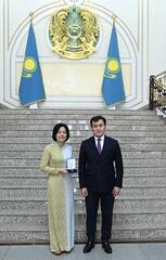 В МИД Казахстана приняли Посла Вьетнама по случаю завершения дипломатической миссии