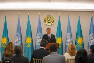 На полях 80-й сессии Генассамблеи ООН обсудили подготовку к Региональному экологическому саммиту в Астане