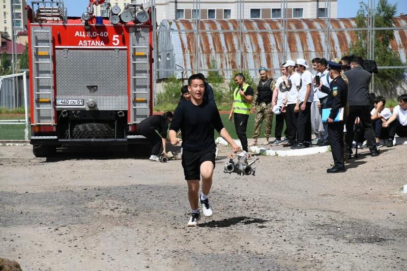 Лучших юных спасателей определяли в Астане