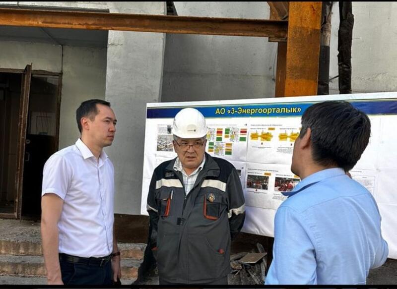 В Шымкенте проверили ход ремонтных работ на ключевых энергетических объектах