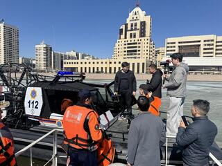 МЧС провел выездной брифинг на реке Есиль