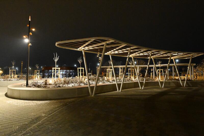 Глава региона ознакомился с ходом реконструкции Президентского парка