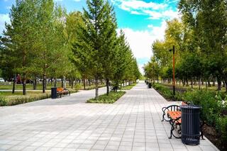 Аллею Күйшілер после масштабной реконструкции открыли в столице в День Конституции