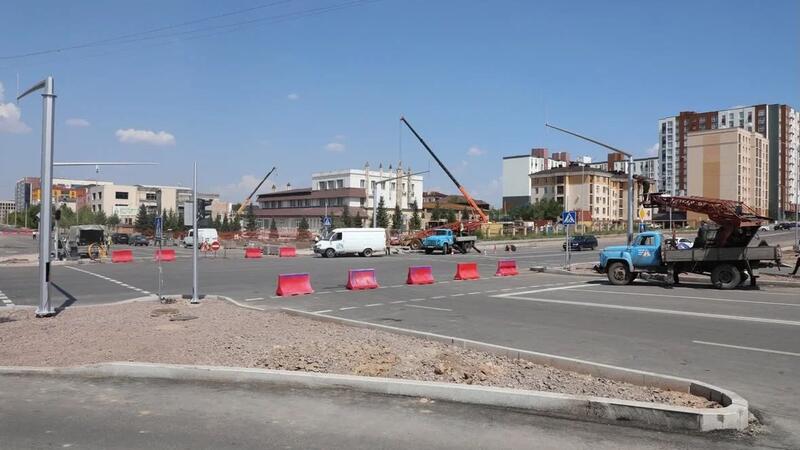 В Караганде готовятся к открытию обновлённой развязки Таттимбета – Муканова