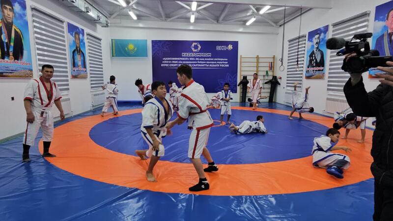 В селе Кейден сдан в эксплуатацию новый зал борьбы