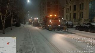 Свыше 1 миллиона кубометров снега вывезли с Астаны