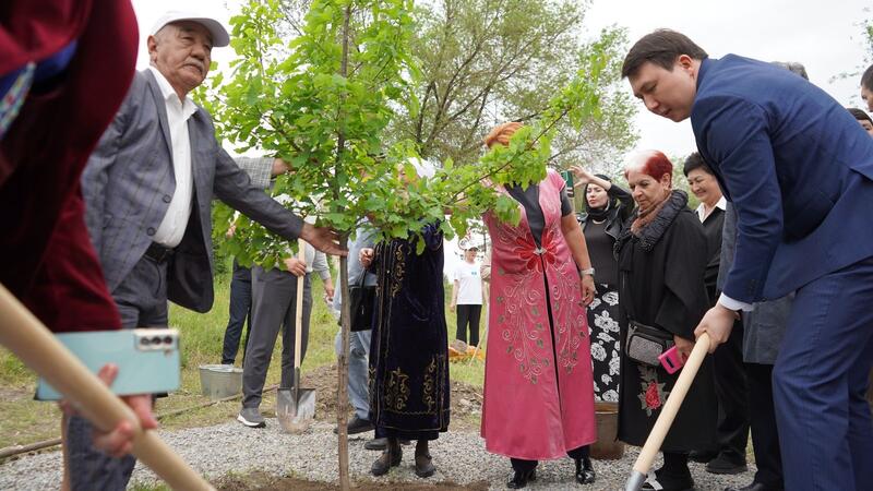 В области Жетісу в рамках 30-летия Ассамблеи народа Казахстана и Дня единства открыли Аллею дружбы