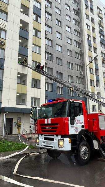 В Алматинской области проведены пожарно-тактические учения по ликвидации условного пожара в многоквартирном жилом комплексе