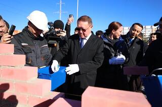 В Костанае началось строительство Дворца единоборств