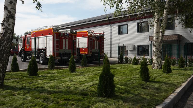 Глава МЧС открыл новую пожарную часть в городе Талгар