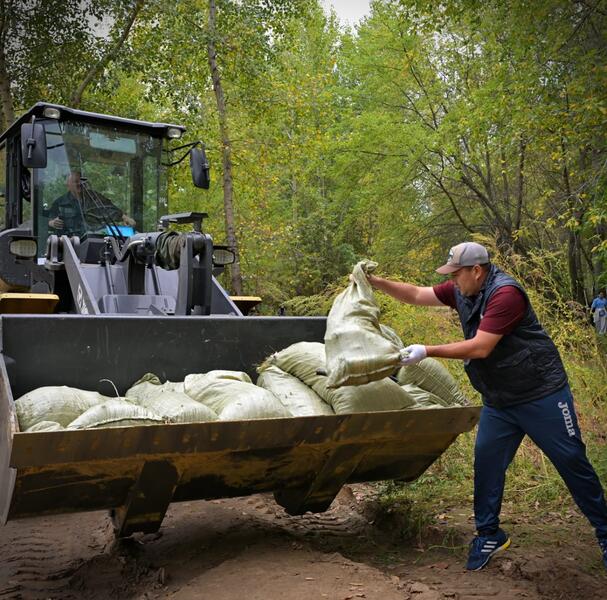 В Павлодарской области в рамках акции «Таза Қазақстан» высадили тысячи деревьев