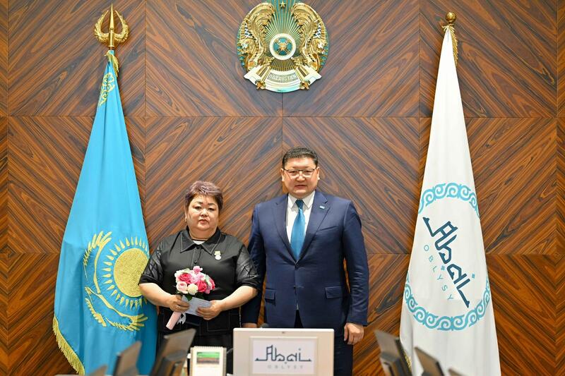 В области Абай отметили вклад финансистов