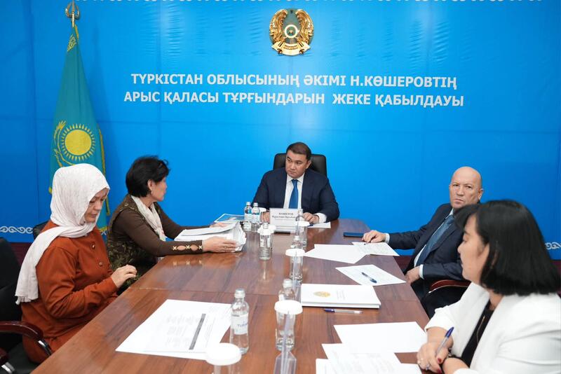 НУРАЛХАН КУШЕРОВ ВСТРЕТИЛСЯ С ЖИТЕЛЯМИ АРЫСИ
