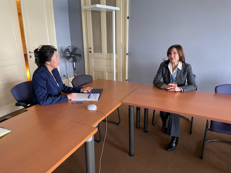 Cостоялась встреча Вице-министра юстиции Ботагоз Жакселековой с Координатором Управления Верховного комиссара ООН по правам человека по договорным органам Кунтури Е.Т.