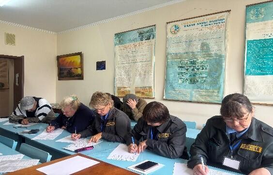 О проведенном комиссионном тестировании охранников частных охранных организаций