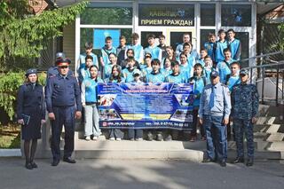 Школьники Кызылжарского района помогают в борьбе с наркограффити