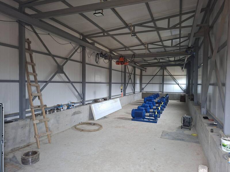 Нурдаулет Килыбай ознакомился со строительством водонасосной станции в сельском округе Атамекен