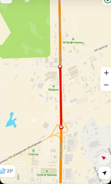 Участок шоссе Алаш временно перекроют на ремонт в Астане